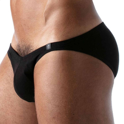 Slip Bikini French Coton Noir TOF Paris