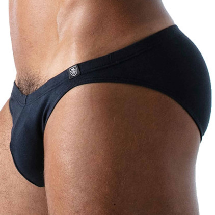 Slip Bikini French Coton Bleu Marine TOF Paris