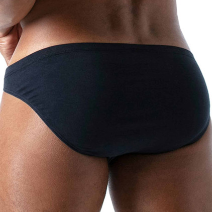 Slip Bikini French Coton Bleu Marine TOF Paris
