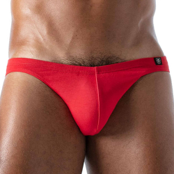 Slip Bikini French Coton Rouge TOF Paris