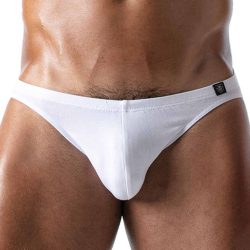 Slip Bikini French Coton Blanc TOF Paris