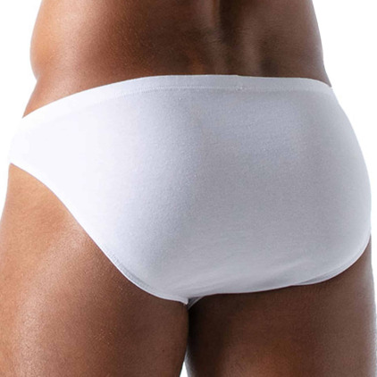 Slip Bikini French Coton Blanc TOF Paris