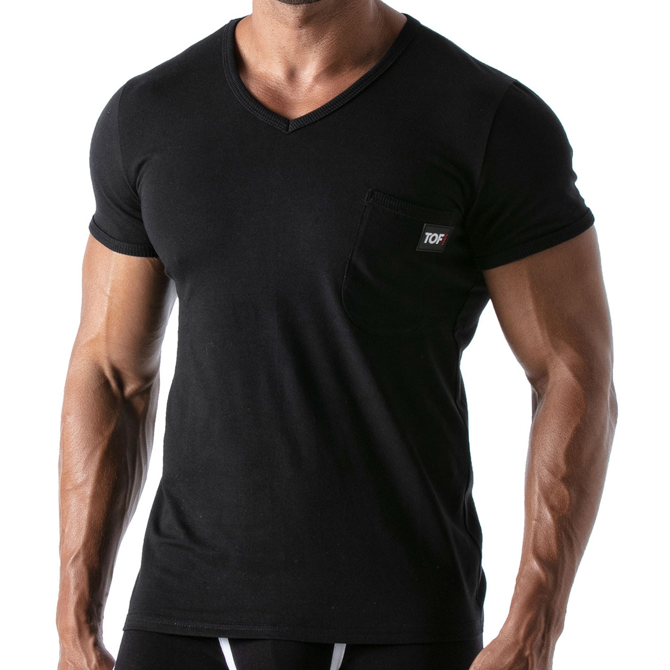 TOF Paris French Cotton T-Shirt - Black | INDERWEAR