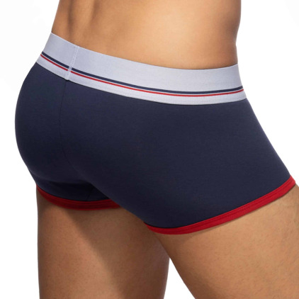 Lot de 3 Boxers Courts Tommy Coton Blanc - Bleu Marine - Rouge Addicted