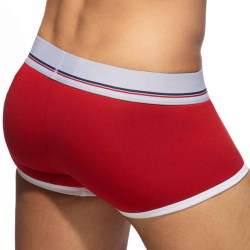 Lot de 3 Boxers Courts Tommy Coton Blanc - Bleu Marine - Rouge Addicted