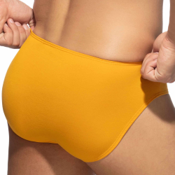 Slip Bikini Coton Jaune Moutarde Addicted
