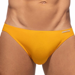 Addicted Bikini Cotton Briefs - Mustard
