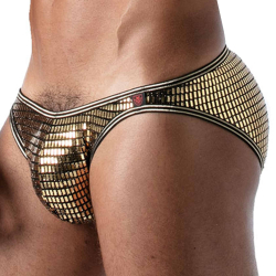 TOF Paris Star Bikini Briefs - Gold
