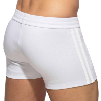 Short Sport Poche Zippée Blanc Addicted