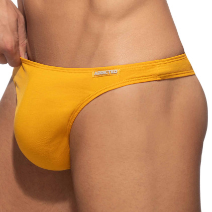 String Coton Jaune Moutarde Addicted