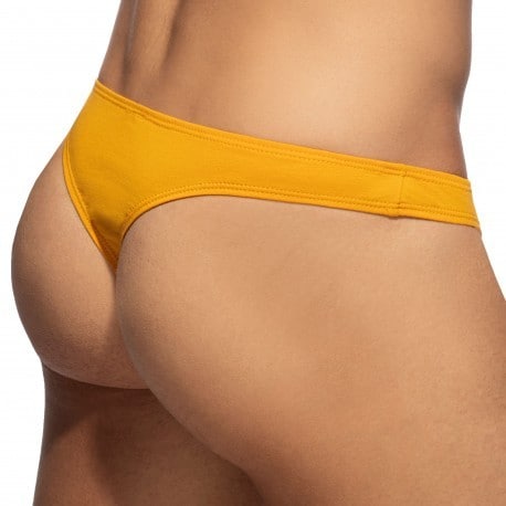 Addicted String Coton Jaune Moutarde