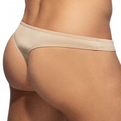 Addicted Cotton Thong - Beige
