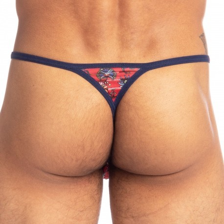 L'Homme invisible String Striptease Fiori Reale Rouge