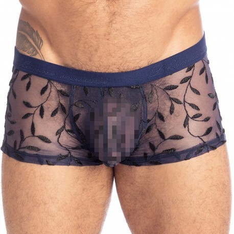 L'Homme invisible Shorty Hipster Push Up Poison Ivy Bleu Marine