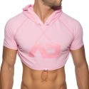 Addicted Crop Hoody - Pink