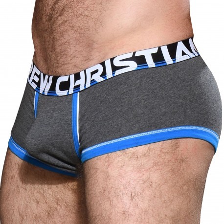 Andrew Christian Boxer Active Modal CoolFlex Show-It Gris Anthracite