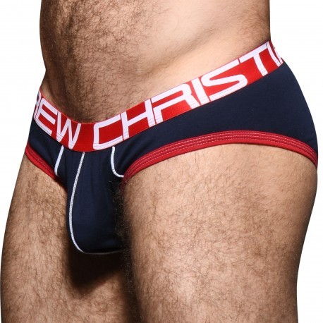 Andrew Christian Show-It Cotton Briefs - Navy