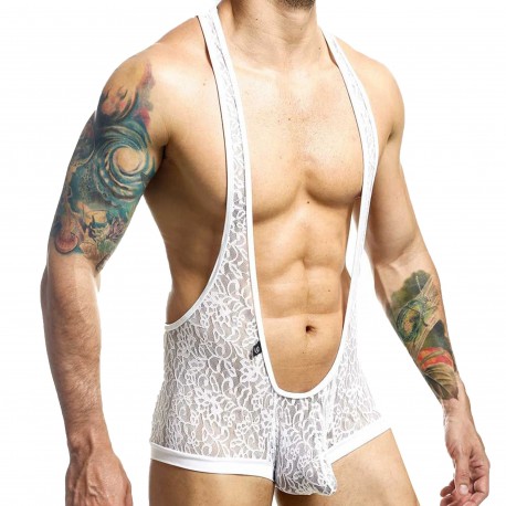 Joe Snyder Lace Bulge Singlet - White