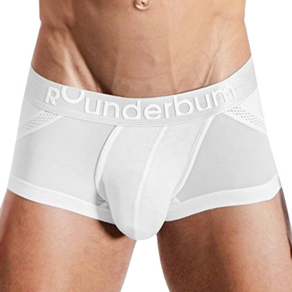 Rounderbum Boxer Anatomic Coton Blanc