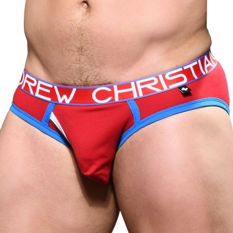 Andrew Christian Slip Almost Naked Fly Tagless Rouge