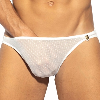 Mini Slip Plumetti Blanc ES Collection
