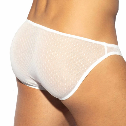 Mini Slip Plumetti Blanc ES Collection