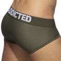 Addicted Push Up Mesh Briefs - Khaki