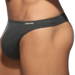 String Coton Gris Anthracite Addicted