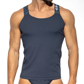 ES Collection Recycled Rib Tank Top - Navy