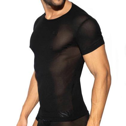 T-Shirt Net Noir ES Collection