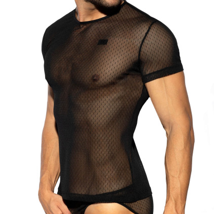 T-Shirt Plumetti Noir ES Collection