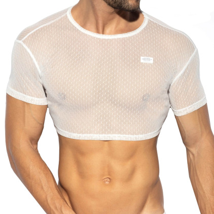 Top Crop Plumetti Blanc ES Collection