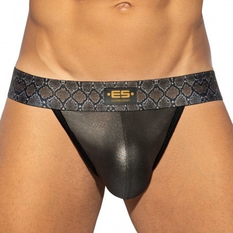 ES Collection Golden Age Push Up Thong - Gold