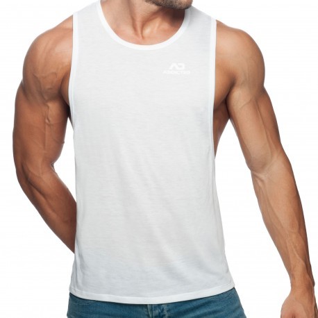 Addicted AD Low Rider Tank Top - White