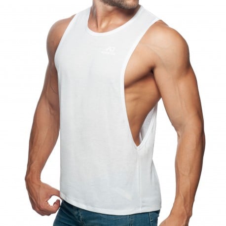 Addicted AD Low Rider Tank Top - White