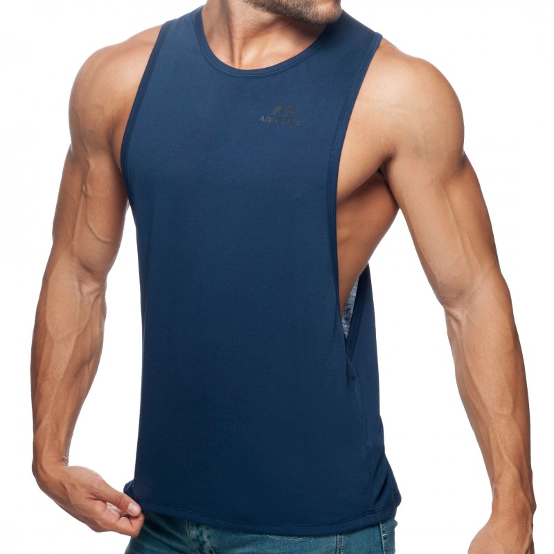 Addicted AD Low Rider Tank Top - Navy | INDERWEAR