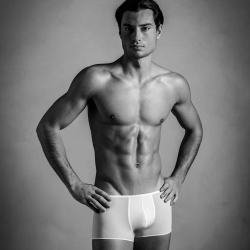 Shorty Temptation Plume Blanc HOM