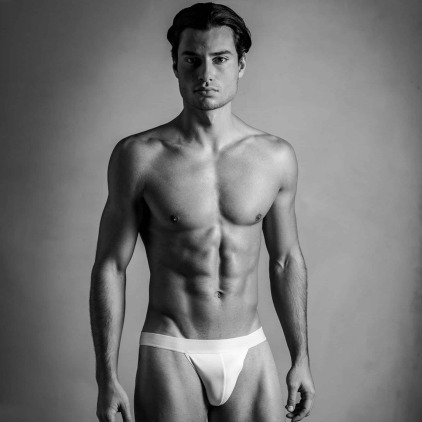 Slip Tanga Classic Blanc HOM