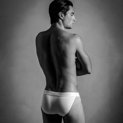 Slip Tanga Classic Blanc HOM