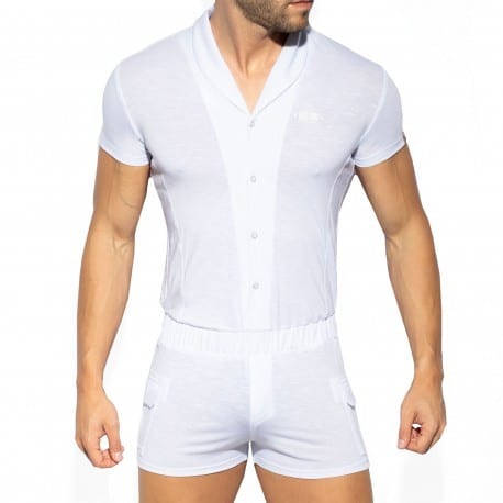 ES Collection Body Manches Courtes Blanc