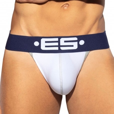ES Collection Sportive Microfiber Thong - White