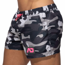 Swim Short - Grey Camouflage