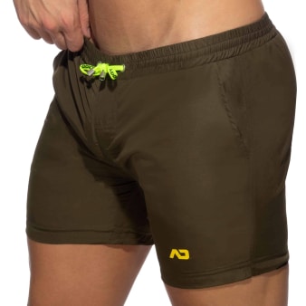 Short de Bain Long Basic Kaki