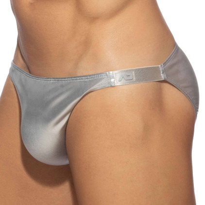 Slip Bikini Party Shiny Argent Addicted