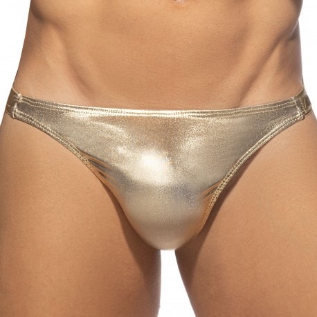 Addicted Party Shiny Thong - Gold