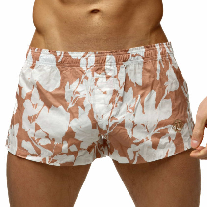Marcuse Caleçon Coton Forest Rose