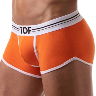 Shorty French Coton Orange TOF Paris