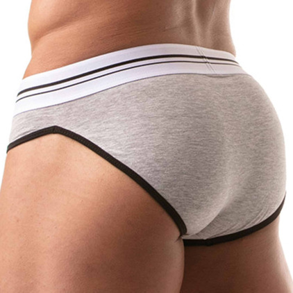 Slip French Coton Gris Chiné TOF Paris
