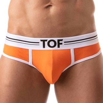 Slip French Coton Orange TOF Paris