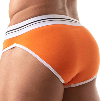 Slip French Coton Orange TOF Paris